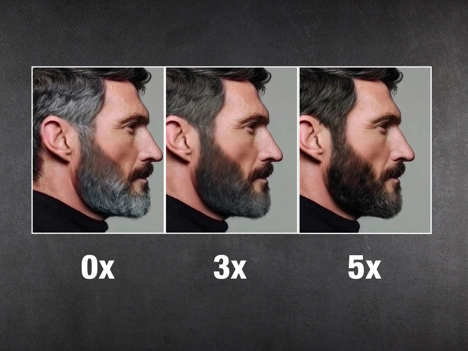 Less grey after just applications